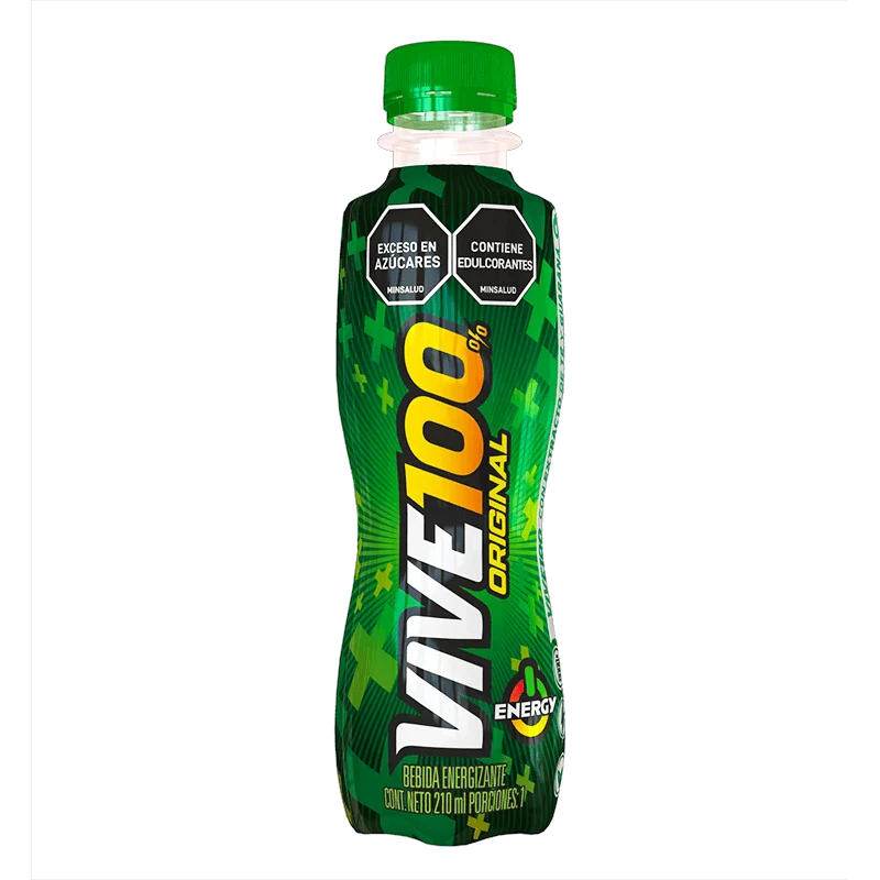 BEBIDA ENERGIZANTE VIVE 100 X 210 ML