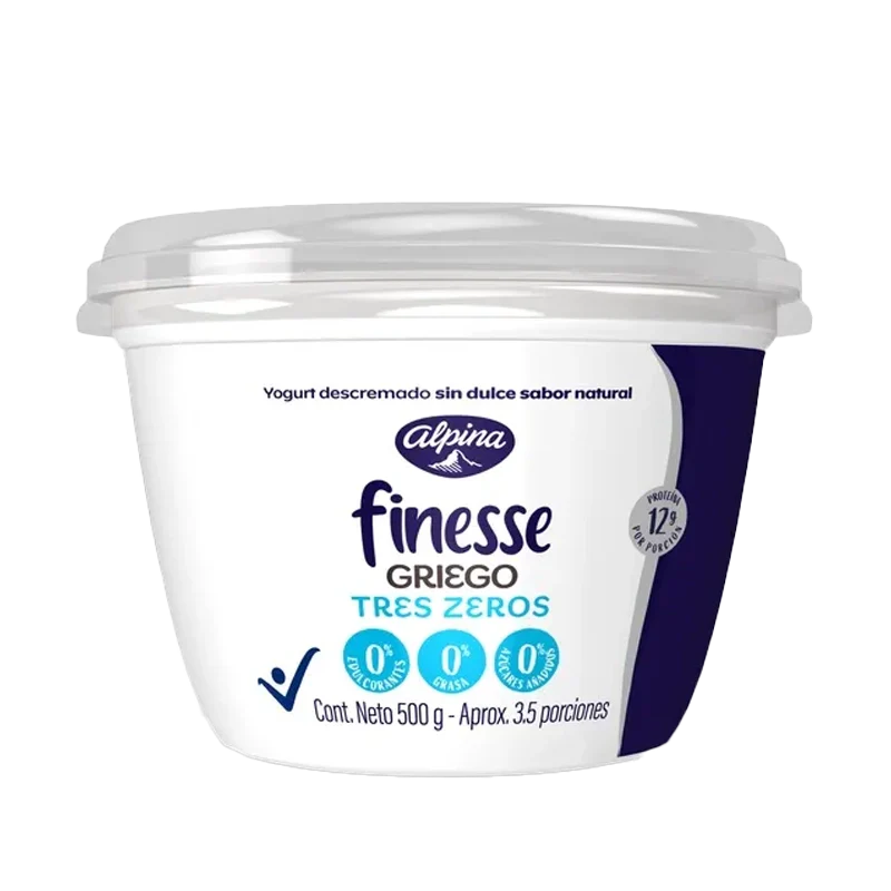 YOGURT GRIEGO ALPINA TRIPLE CERO FINESS X500GR