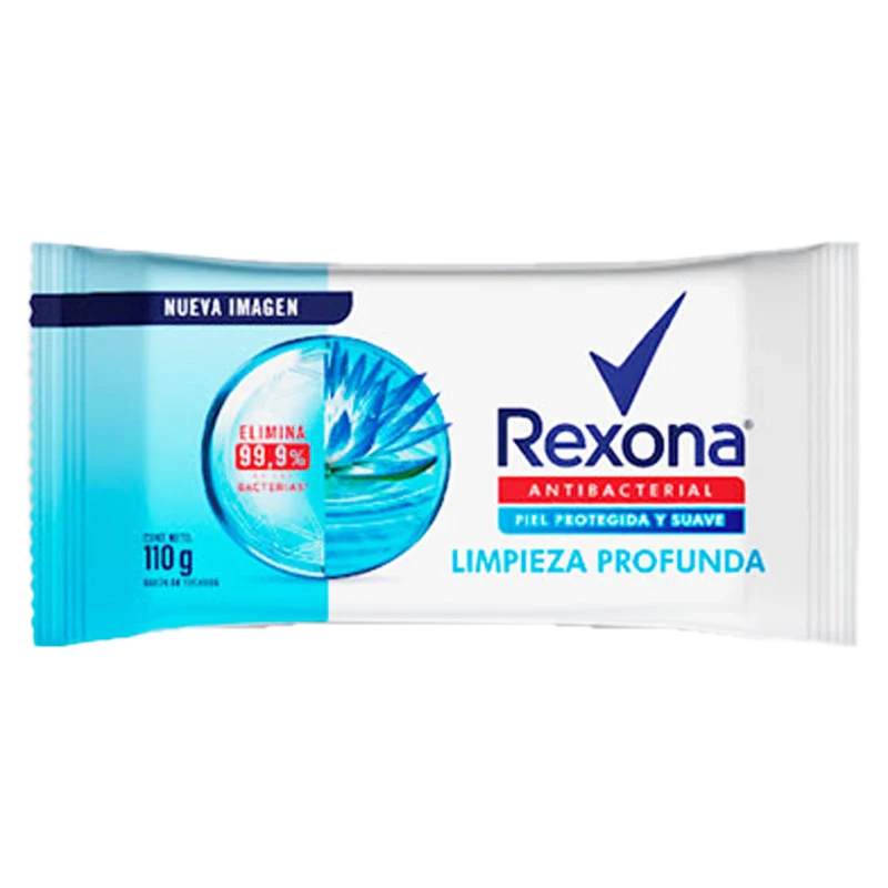 JABON BAÑO REXONA LIMPIEZA PROFUNDA X 110 GR