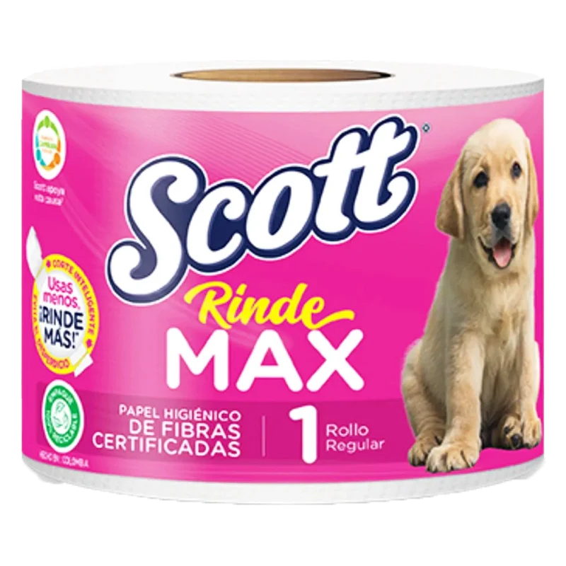 PAPEL HIGIENICO SCOTT RINDEMAX X UNIDAD