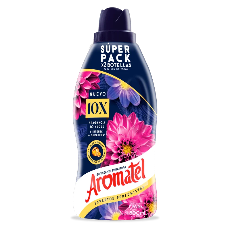 SUAVIZANTE AROMATEL 10X FRAMBUESA X 2 X 900 ML