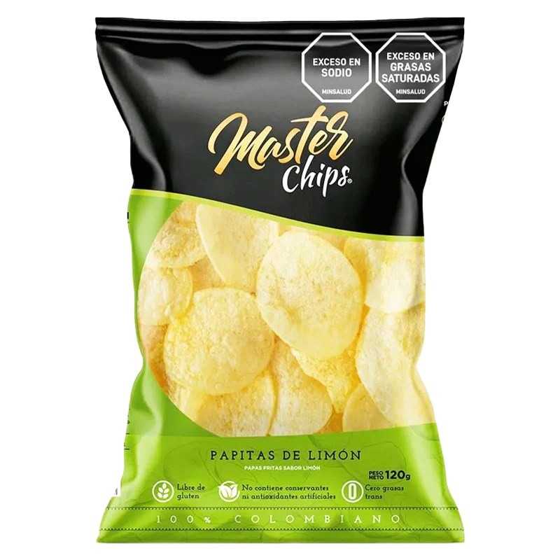 PAPAS LIMON MASTER CHIPS X 120 GR
