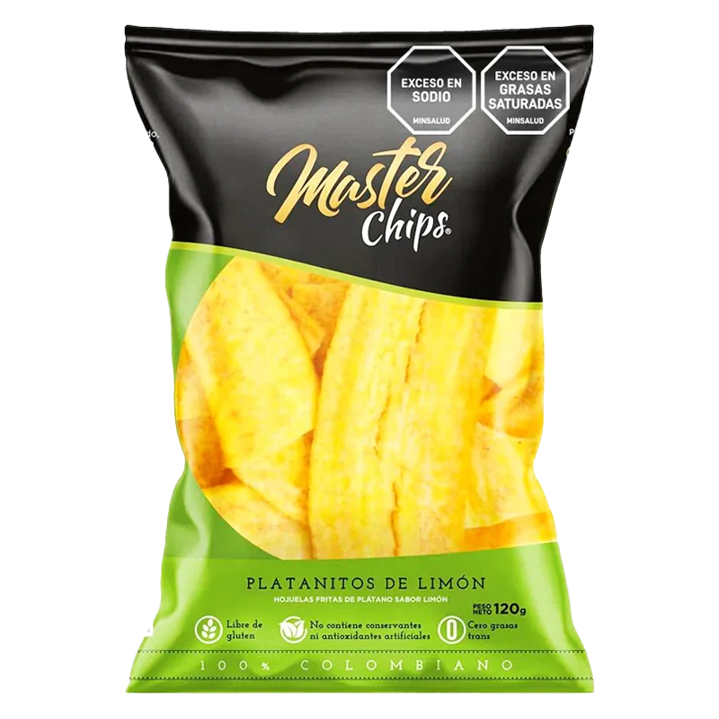PLATANO LIMON MASTER CHIPS X 120 GR