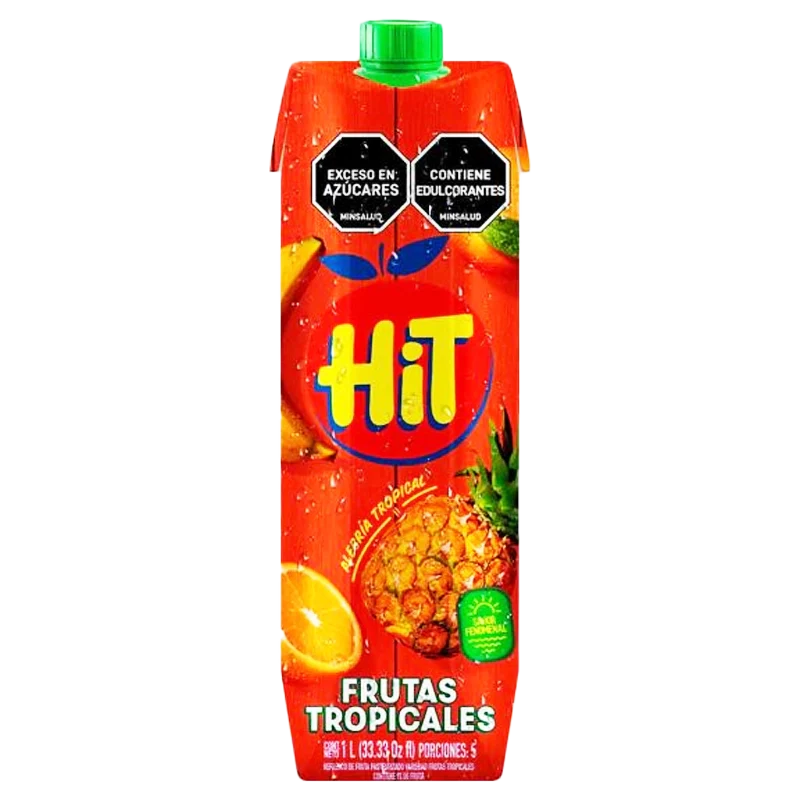 JUGO HIT FRUTAS TROPICALES TETRA X 1 LT