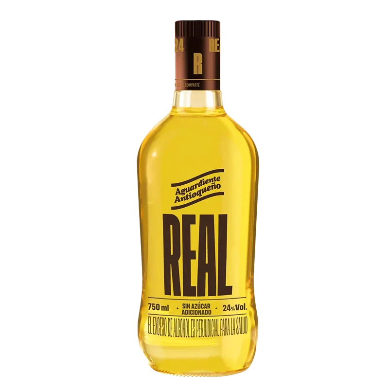 AGUARDIENTE REAL SIN AZUCAR X 750 ML