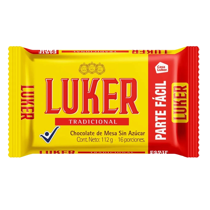 CHOCOLATE LUKER AMARGO X 112 GR