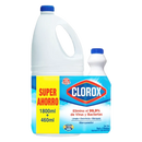 BLANQUEADOR CLOROX REGULAR X 1800ML + CLORO X 460 ML