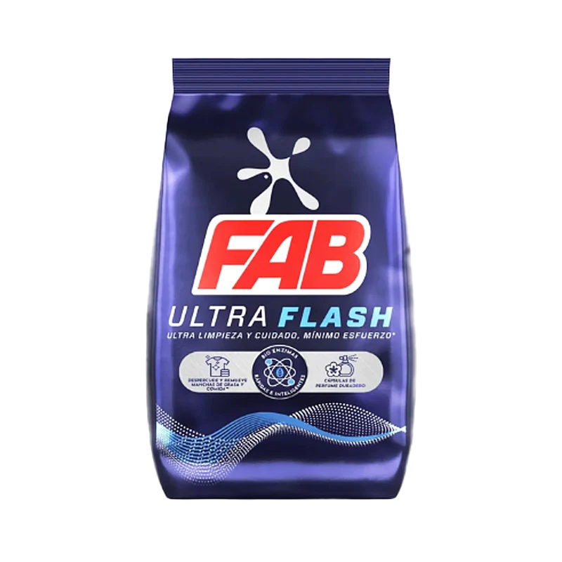 DETERGENTE FAB POLVO ULTRA FLASH X 700 GR