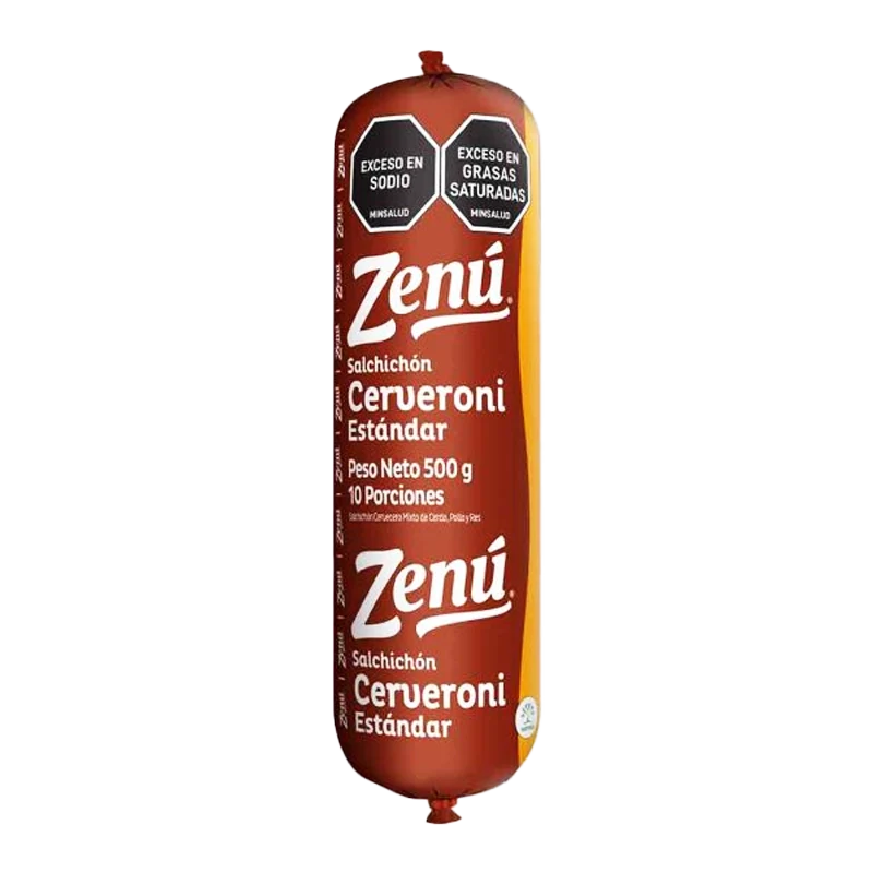 SALCHICHON CERVERONI ZENU X 500 GR