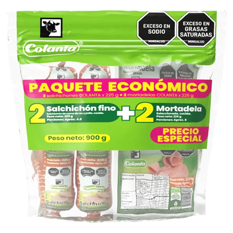 COMBO ECONOMICO CARNES FRIAS COLANTA X 900 GR