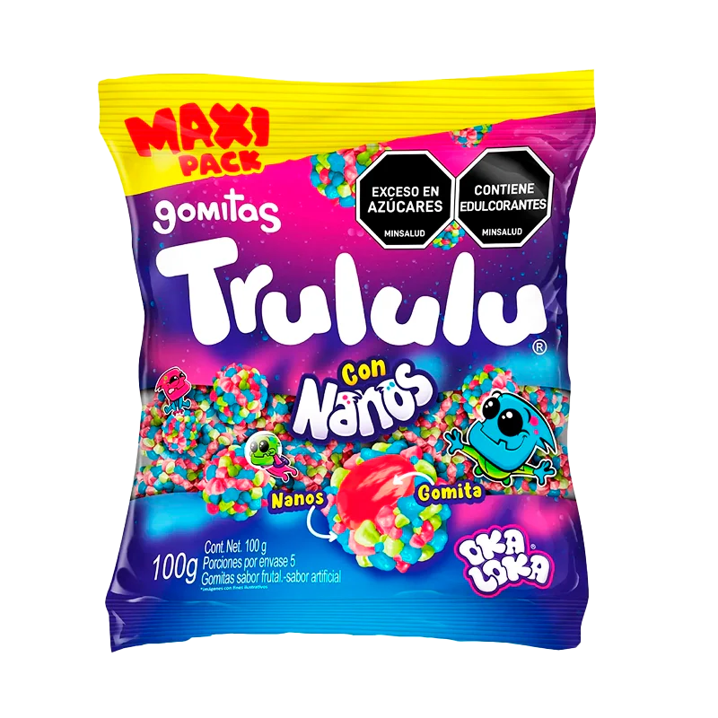 GOMAS TRULULU CON NANOS X 100 GR
