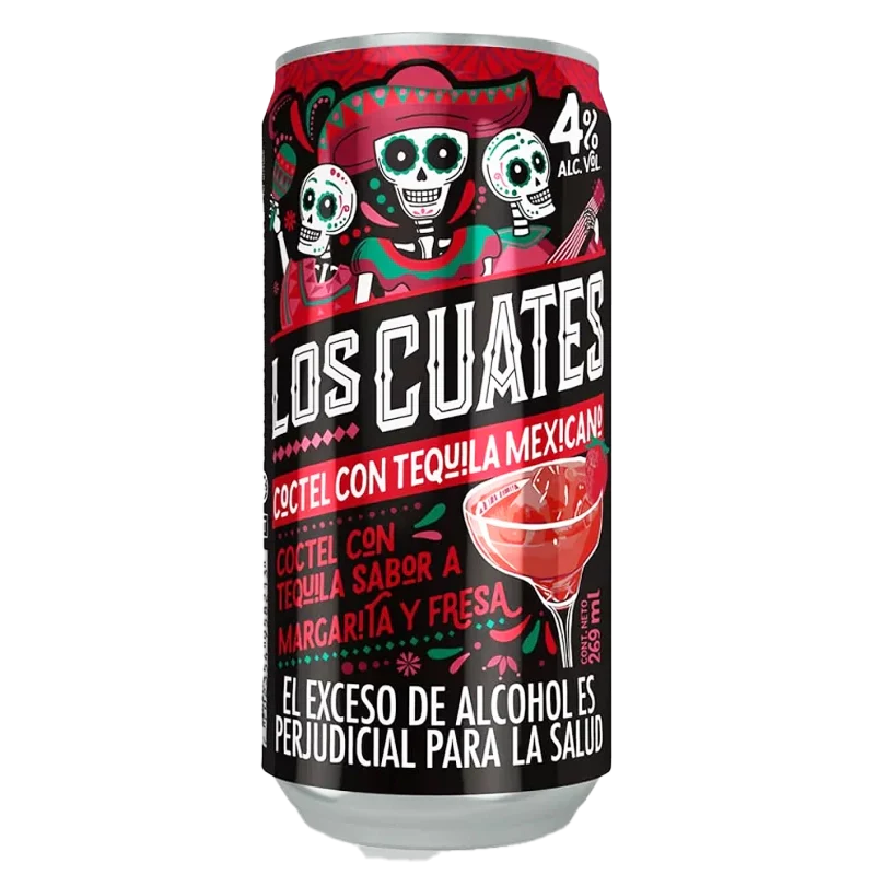 COCTEL LOS CUATES FRESA X 269 ML
