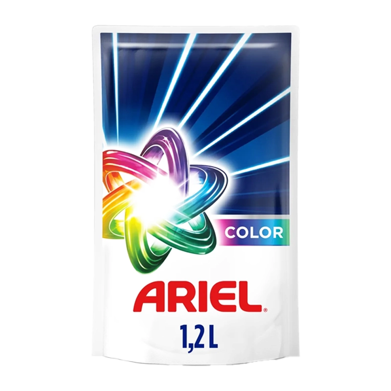 DETERGENTE ARIEL LIQUIDO REVITACOLOR DOYPACK X 1200 ML