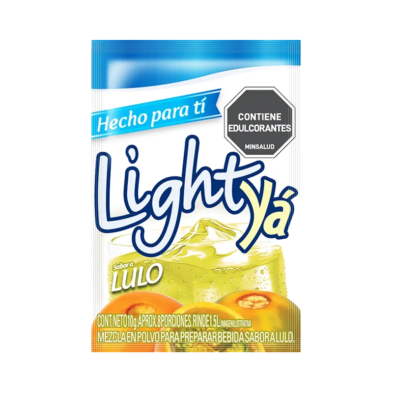 REFRESCO LIGHT YA SABOR LULO X 10 GR