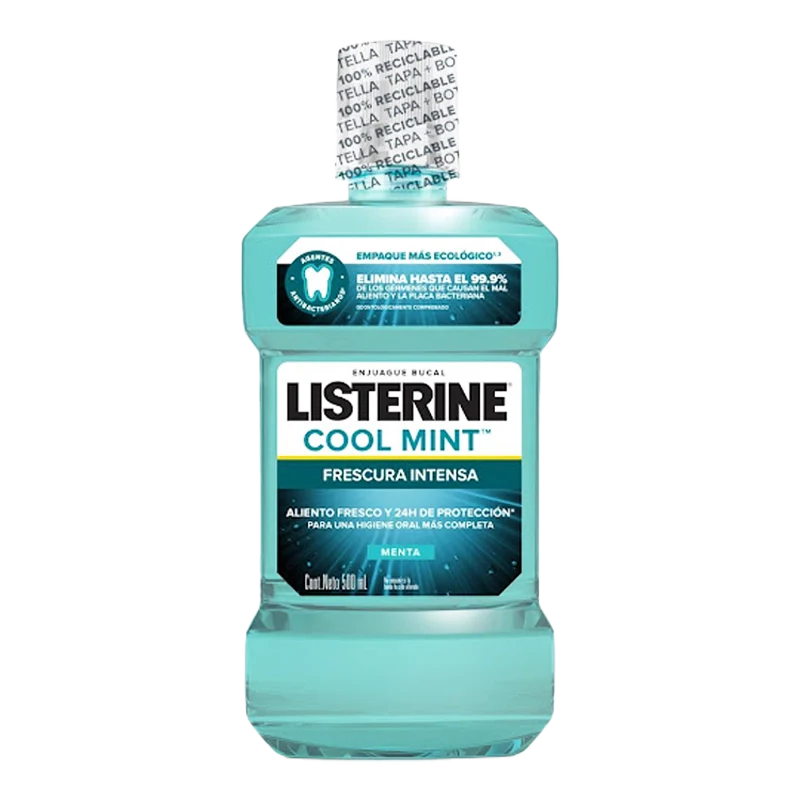 ENJUAGUE BUCAL LISTERINE COOLMINT X 500ML