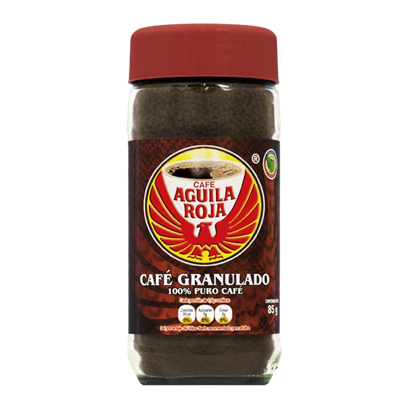 CAFÉ AGUILA ROJA GRANULADO X 85 GR