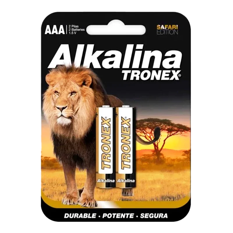 PILA TRONEX AAA ALKALINA DORADA X 2 UND