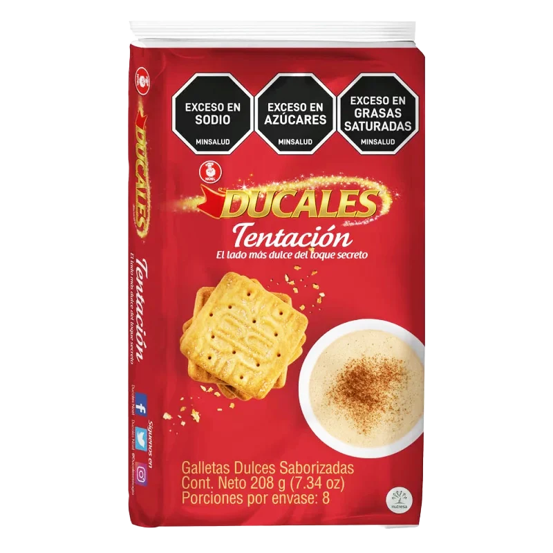 GALLETA DUCALES TENTACION X 8 UND