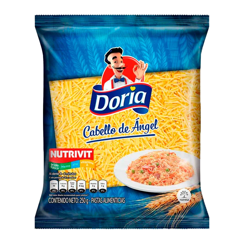 PASTA DORIA CABELLO ANGEL  CLASX250GR