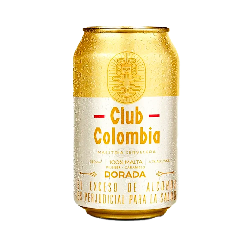 CERVEZA CLUB COLOMBIA DORADA LATA X 330 ML