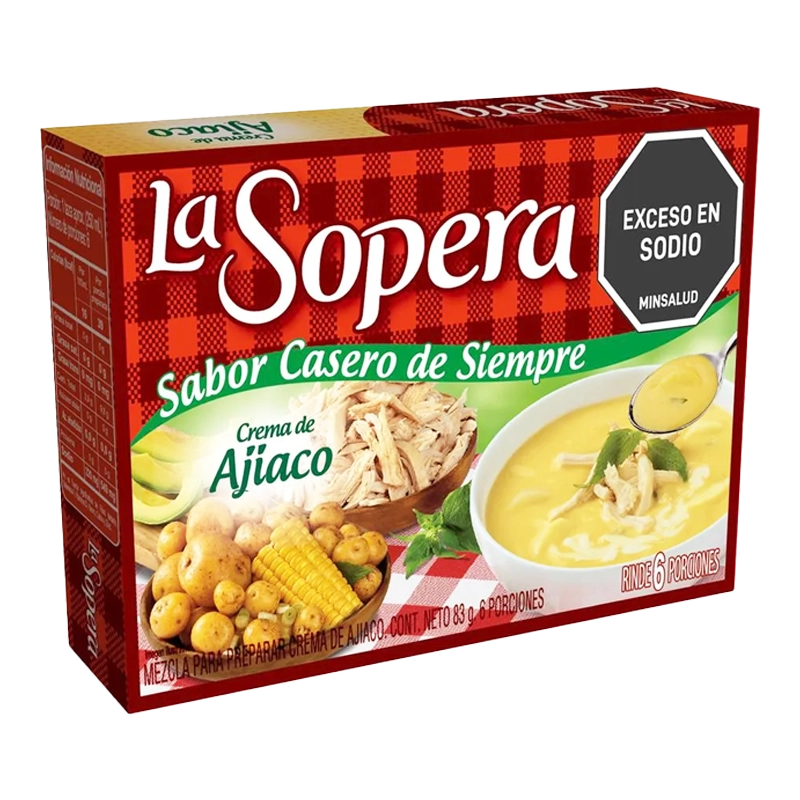 CREMA DE AJIACO LA SOPERA 6 PORCIONES X 83 GR