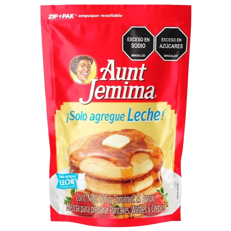 MEZCLA PANCAKE AUNT JEMIMA SOLO LECHE X 600 GR