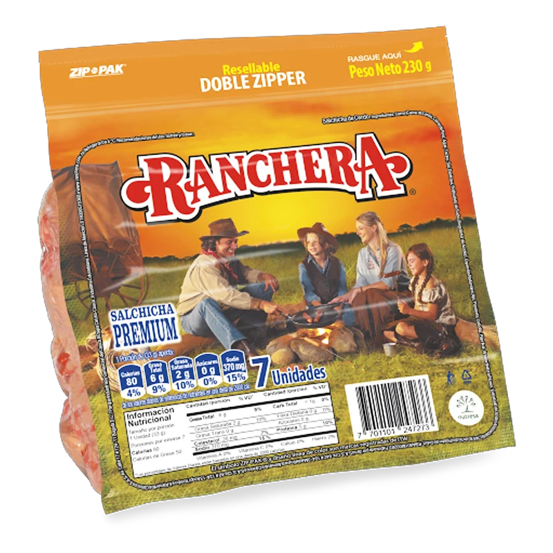 SALCHICHA RANCHERA X 230 GR