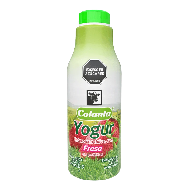 YOGURT COLANTA FRESA  GARRAFAFA X  1000G