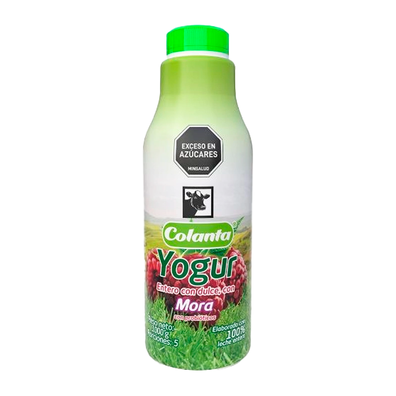 YOGURT COLANTA MORA X 1000 ML