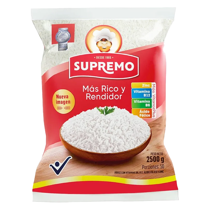 ARROZ SUPREMO X 2500 GR