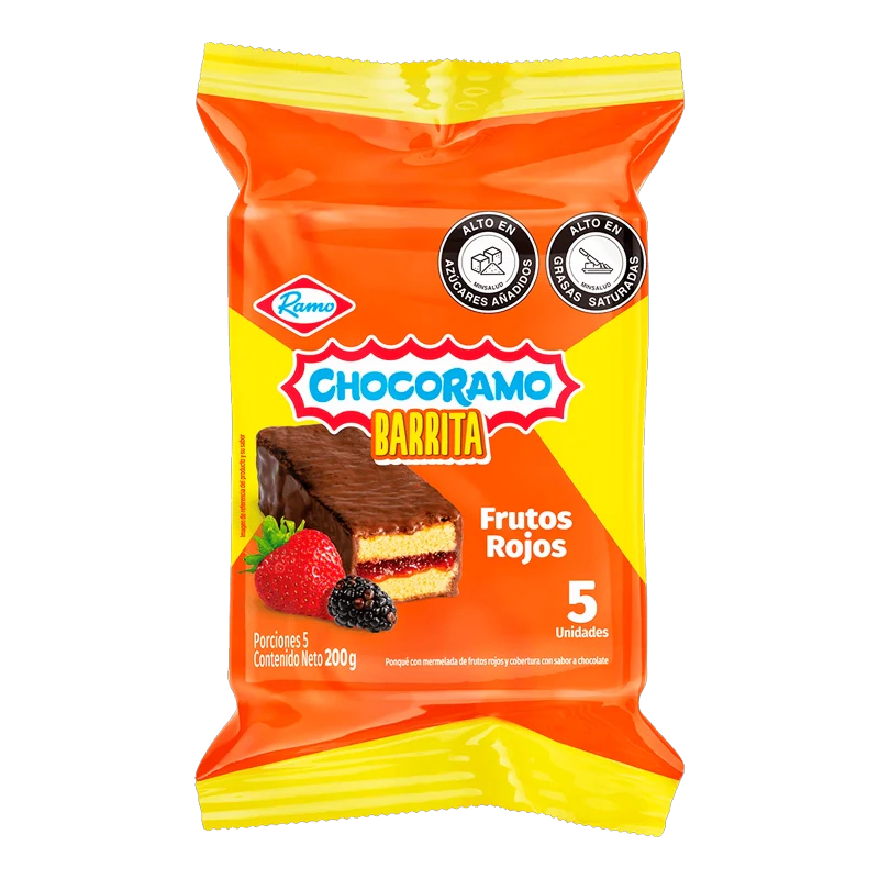 PONQUE CHOCORRAMO BARRITA CHOCO X 5 UND