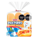 PAN PERRO BIMBO X 6 UND