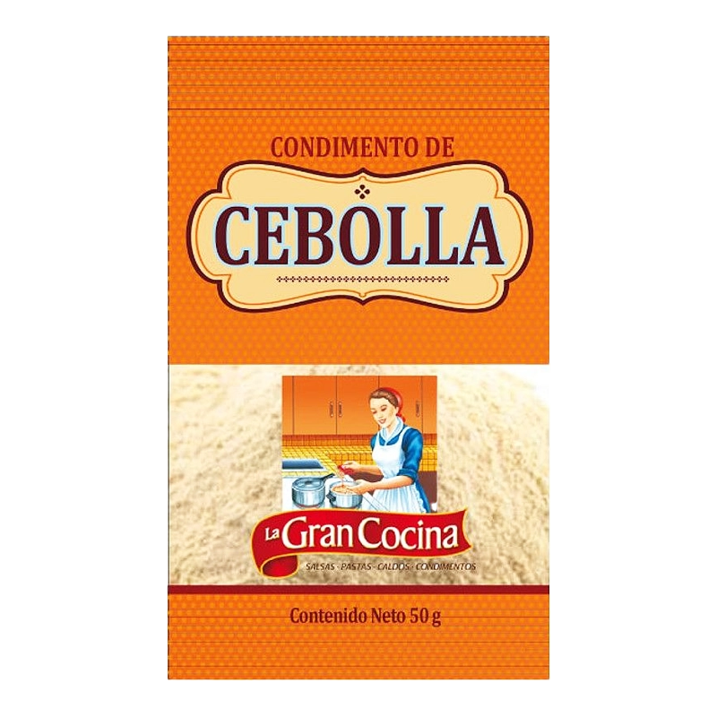 CONDIMENTO DE CEBOLLA X 50 GRS