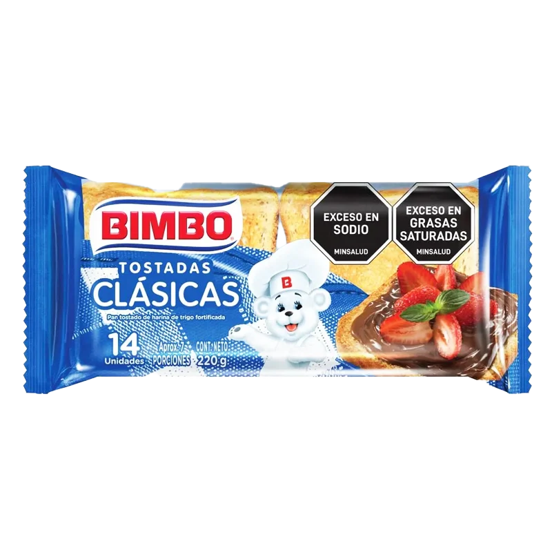 TOSTADA BIMBO CLASICAS X 14 X 220 GR