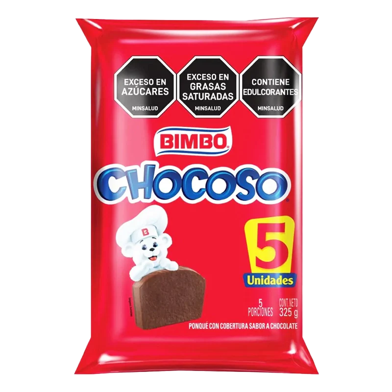 PONQUE CHOCOSO BIMBO X 5 X 325 GR