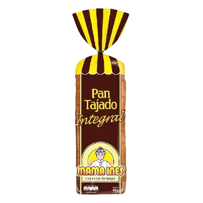 PAN TAJADO INTEGRAL MAMA INES X 440 GR
