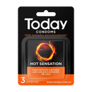 PRESERVATIVO TODAY HOT SENSATION X 3 UND