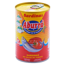 SARDINA EN SALSA DE TOMATE ABURRA X 425 GR