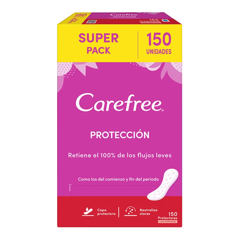 PROTECTORES CAREFREE PROTECCION X 150 UND