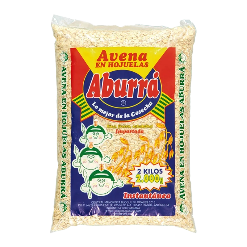 AVENA HOJUELAS ABURRA X 2000 GR
