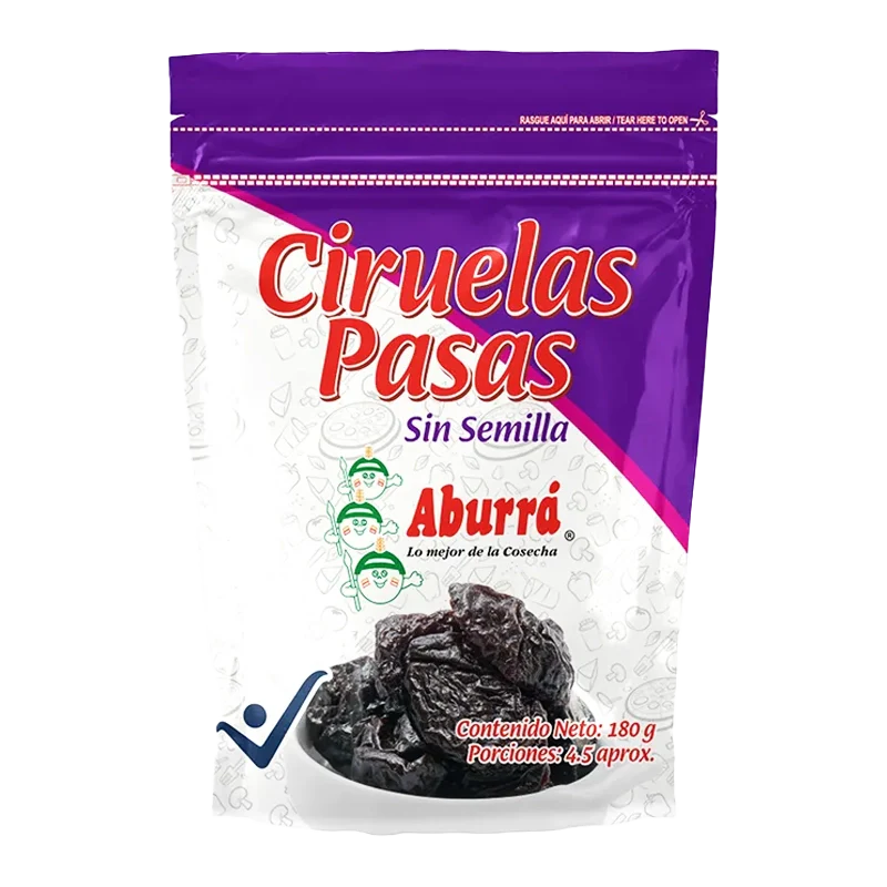 CIRUELA SIN SEMILLA ABURRA X 180 GR