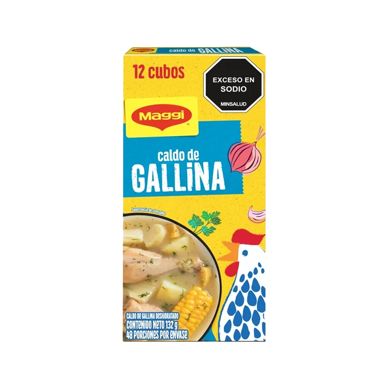 CALDO MAGGI GALLINA X 12 X 132 GR