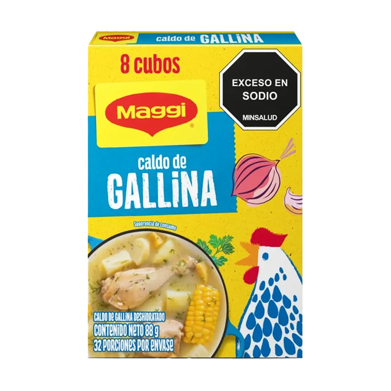 CALDO MAGGI GALLINA X 8 UND