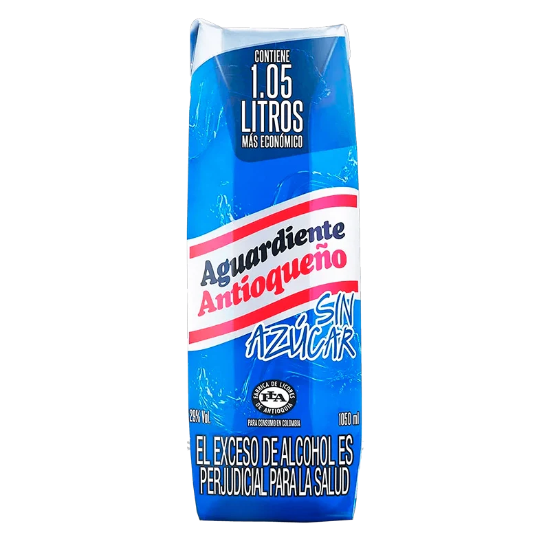 AGUARDIENTE ANTIOQUEÑO SIN AZUCAR TETRA