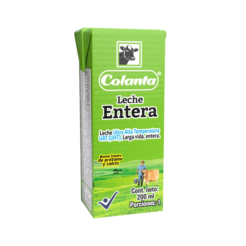 LECHE COLANTA ENTERA UHT TRETA X 200 ML