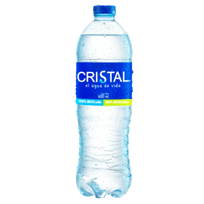 AGUA CRISTAL PET 600 ML