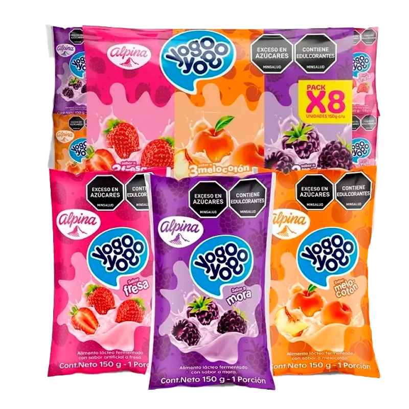 YOGO YOGO MULTISABOR X 8 X 150 ML