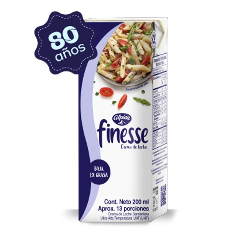 CREMA LECHE ALPINA UHT FINESSE X 200 ML
