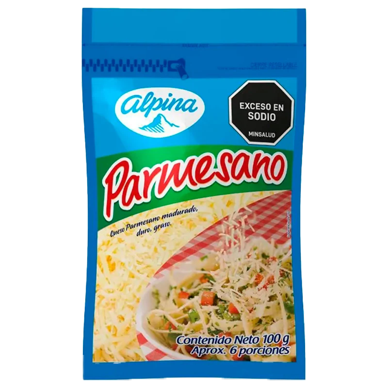 QUESO PARMESANO ALPINA X 100 GR