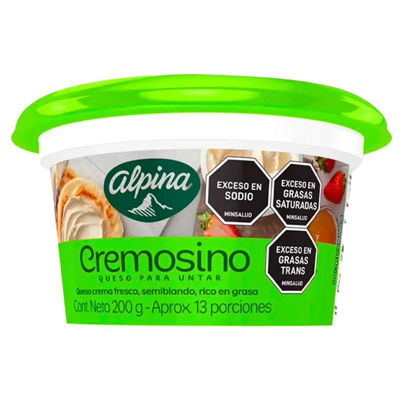QUESO CREMA ALPINA X 200 G